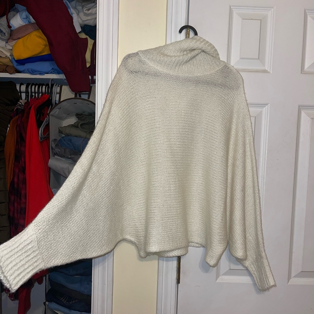 White Turtle Neck Sweater